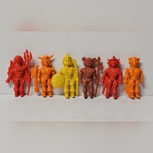Rare Vintage 1980s Space Ace KESHI Figures Blackstar Fantasy Lot of 6 Hong Kong